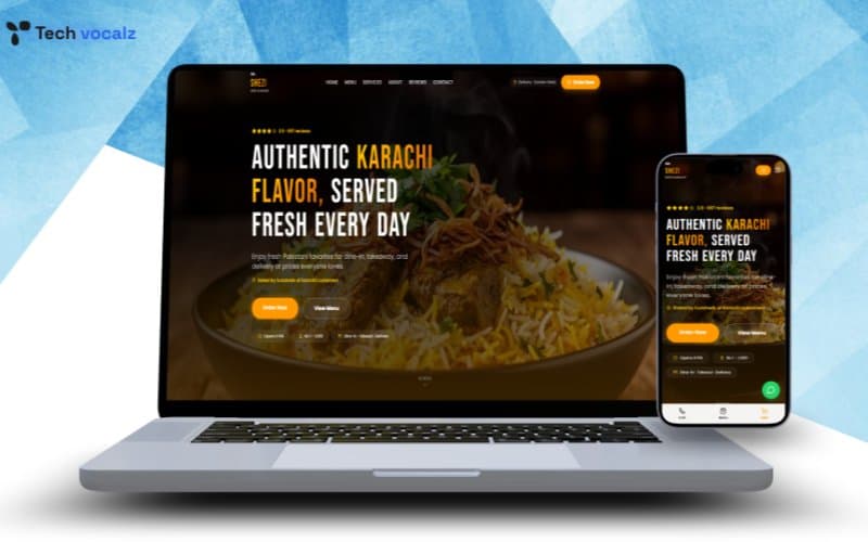 Mr. Shezi - Restaurant Website