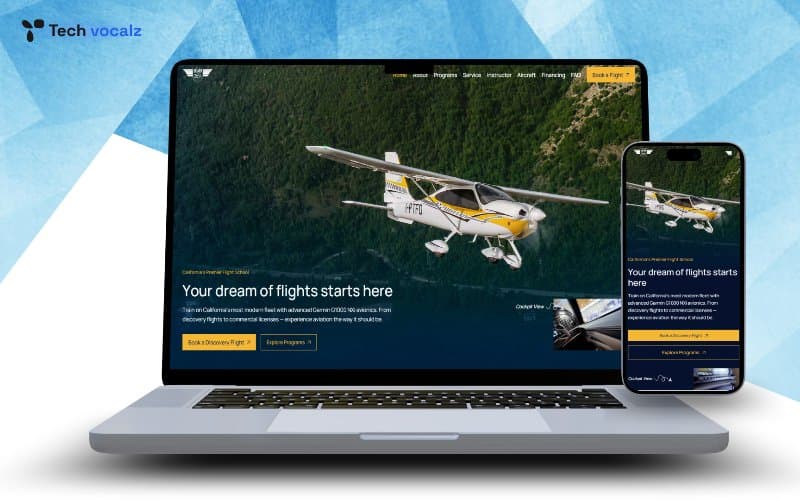Golden State Flyers - Aviation Training Website screenshot 1