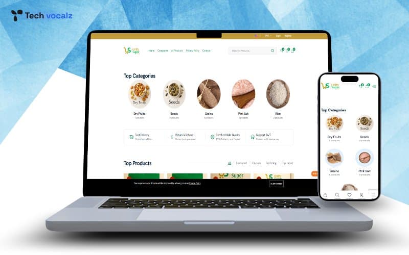 Unity Super Store - Online Grocery Platform screenshot 1